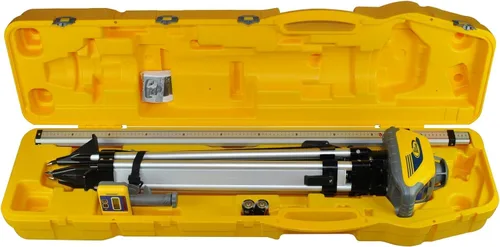 Miniatura 9 de Spectra Precision LL100N Nivel láser, láser autonivelante con receptor HR320, abrazadera de varilla C59, baterías alcalinas, estuche de transporte