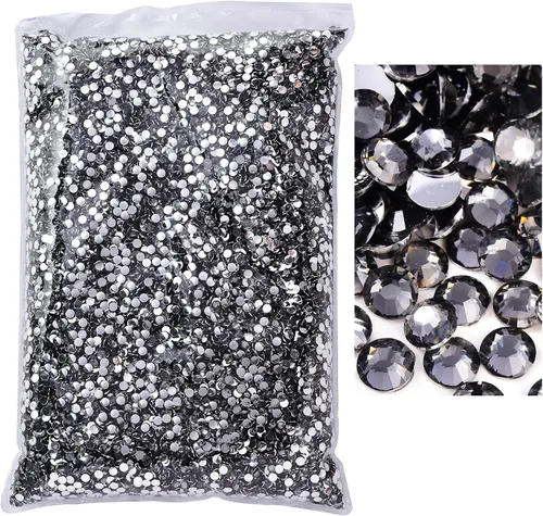 Miniatura 22 de 50000 piezas de diamantes de imitación con parte posterior plana, resina sin termoadhesión, gran cantidad al por mayor para manualidades, bricolaje