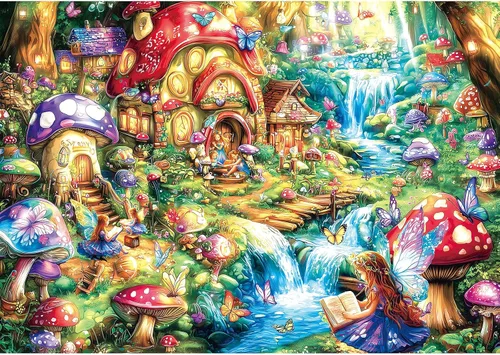 Miniatura 18 de Blueforest Rompecabezas de 500 piezas de flores de mariposa para adultos, rompecabezas grandes para personas mayores, rompecabezas de arte