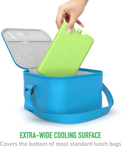 Miniatura 3 de Paquetes de hielo ultrafino Bentgo Ice Lunch Chillers (4 unidades), Verde