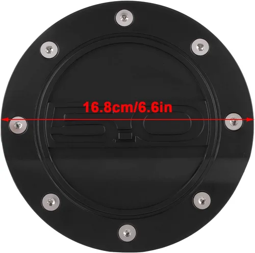 Miniatura 8 de Fydun Fuel - Cubierta de puerta de combustible para todos los modelos 2015-2021