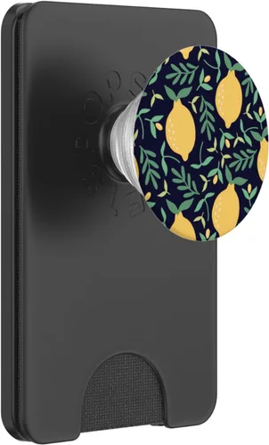 Miniatura 7 de Bonito diseño de limones amarillos divertidos y brillantes ilustraciones de cítricos – PopSockets agarre y soporte para teléfonos y tabletas