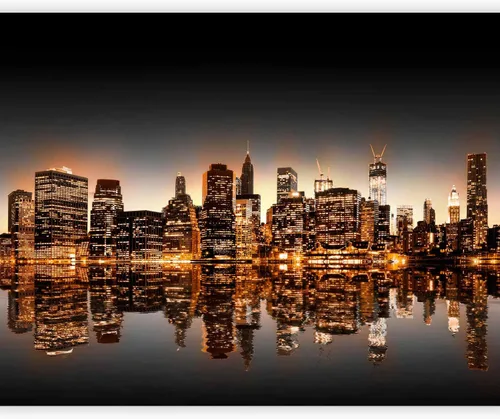Miniatura 11 de artgeist Mural de pared Nueva York de 79 x 61 pulgadas, mural de pared no tejido, impresión de alta calidad, diseño de imagen de vellón, decoración
