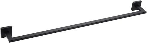 Miniatura 9 de Miyili Toallero de baño de 30 pulgadas de acero inoxidable, accesorios de baño modernos para montaje en pared, negro mate, A06B75A