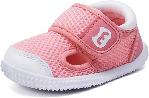 BMCiTYBM Zapatos de bebé para niño y niña, zapatillas infantiles antideslizantes para primeros pasos, 6, 9, 12, 18, 24 meses