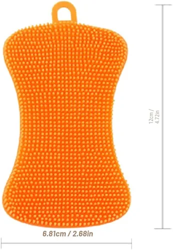 Miniatura 3 de 3 esponjas de silicona OstWony para platos, esponjas de silicona de grado alimenticio súper alimentarias, utensilios de cocina multiusos