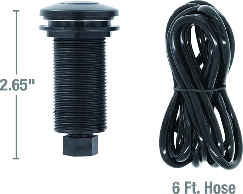 Miniatura 5 de Danco Interruptor de aire de montaje superior para trituradores de basura con longitud de rosca extendida en parte trasera mate (12037)
