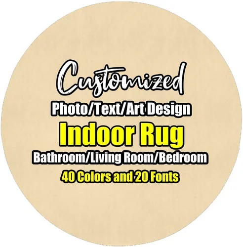 Miniatura 110 de sophiehome Customzied - Alfombras de baño con imagen de texto, alfombra de franela personalizada para interiores para el hogar, dormitorio, baño