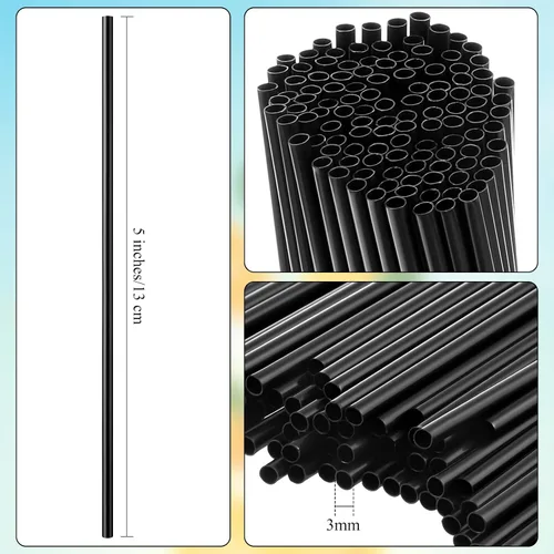Miniatura 3 de Hoolerry 6000 popotes de plástico desechables para café, cócteles, bebidas, palillos para bebidas, pajitas para bares, bebidas