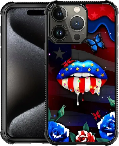 Miniatura 14 de Funda compatible con iPhone X/XS, diseño de bandera estadounidense de béisbol, TPU suave, a prueba de golpes, de vidrio templado, para iPhone X/XS