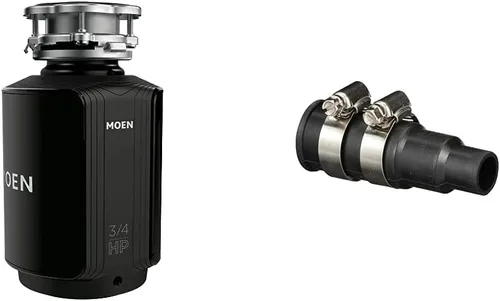 Miniatura 11 de Moen Host Series 3/4 HP - Triturador de basura de alimentación continua con reducción de ruido para fregadero de cocina, incluye cable