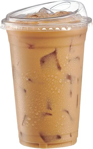 Miniatura 8 de GUSTO Vasos de plástico transparente con tapas [12 oz - 50 unidades] - Vasos desechables para bebidas de café helado con tapas para sorber sin 12