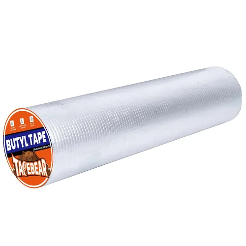 Miniatura 12 de TAPEBEAR Cinta de Butilo 12 pulgadas x 16 pies, Cinta de Sellado de Conductos de Aluminio Sellador Impermeable Cinta de Reparación para Techo de RV