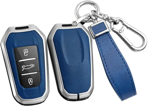 Miniatura 10 de ontto Carcasa de metal para llave de automóvil para Peugeot 508/2008/3008/5008, 5008, funda para llave de control remoto inteligente para Citroen C3