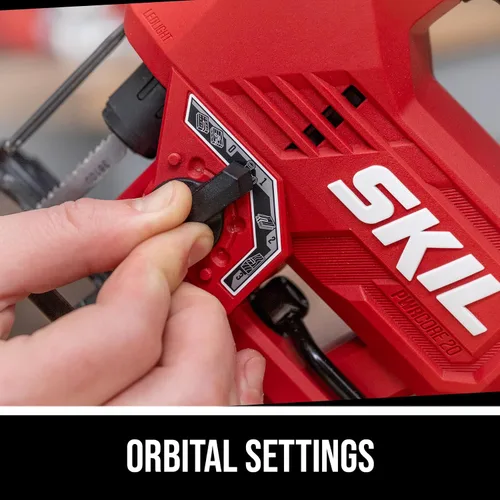 Miniatura 6 de SKIL PWR CORE - Sierra caladora sin escobillas de 20 V, incluye batería de 2.0 Ah y cargador - JS8290B-10