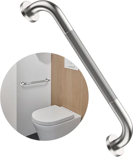 Miniatura 65 de Barra de agarre antideslizante para ducha de 24 pulgadas, acabado blanco frotado con aceite, diámetro de 1.25", Barra de agarre para baño Munzong