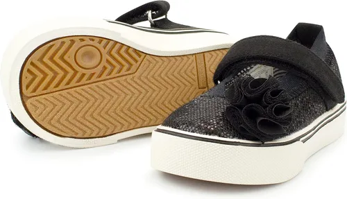 Miniatura 5 de MORGAN & MILO Zapatos Dazzle Mary Jane para niños pequeños y niñas, talla 6 a 13