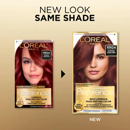 Miniatura 112 de L'Oreal Paris Superior Preference - Tinte permanente luminoso que desafía la decoloración, tinte para el cabello hasta 9 semanas de resplandor, 09