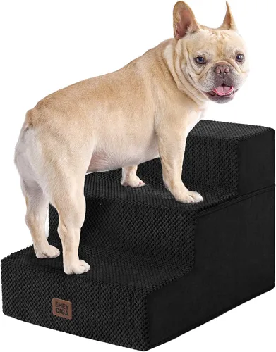 Miniatura 55 de EHEYCIGA Escaleras para perros pequeños de 13.5 pulgadas de alto, escalones para perros de 3 escalones para sofá y silla, escalones para mascotas