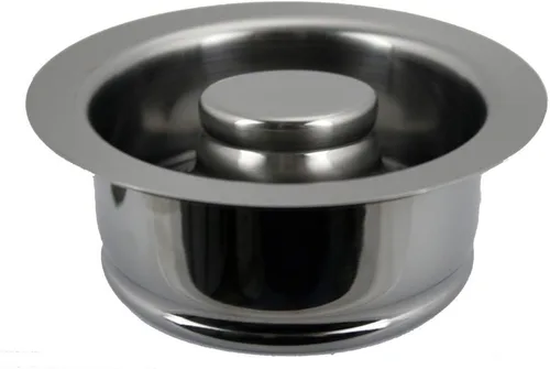 Miniatura 20 de Westbrass D2089-01 Brida y tapón de eliminación de residuos de montaje de 3 pernos, latón pulido, paquete de 1