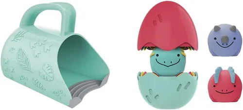 Miniatura 20 de Dr. Brown's CleanUp Dino-Pour - Taza de enjuague de baño para bebés, sin lágrimas, para bebés y niños pequeños, sin BPA