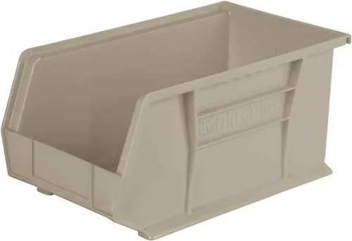 Miniatura 10 de Akro-Mils 30240 - Contenedores apilables de plástico, 15 pulgadas por 8 x 7 pulgadas, color morado, pack de 12 unidades. Piedra
