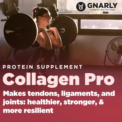 Miniatura 3 de Gnarly Nutrition Péptidos de colágeno – Colágeno Pro con vitamina C, zinc y cobre – Polvo de colágeno certificado NSF – Sin sabor, 10 paquetes