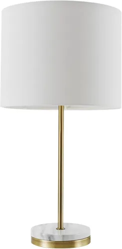 Globe Electric 67044 Versailles - Lámpara de mesa, 19 pulgadas, dorado suave