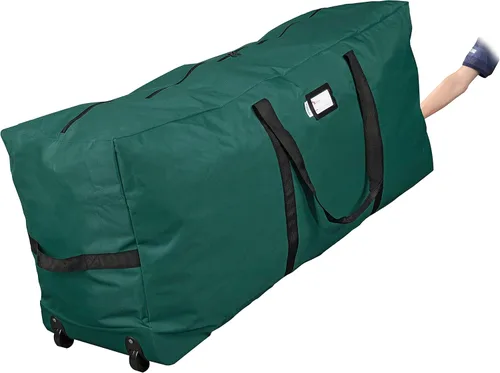 Bolsa de almacenamiento para árbol rodante de Navidad, contenedor de almacenamiento grande y resistente, 22 pulgadas de alto x 16 pulgadas de ancho
