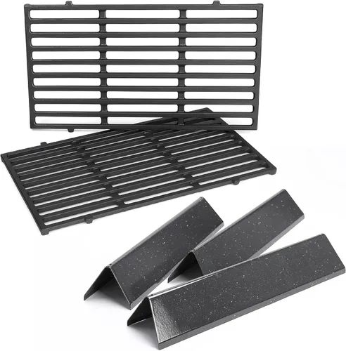 Miniatura 16 de Piezas de parrilla de acero inoxidable 7637 para Weber Spirit E210, rejillas de cocción de 17.5 pulgadas para Weber Spirit E210, E220, S210, S220