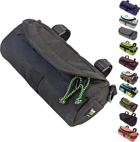 Miniatura 15 de Bolsa para manillar (Bikeday Cake) Capacidad de 2 litros Amplia bolsa para bicicleta con 2 correas de hebilla extra largas y 1 correa de gancho