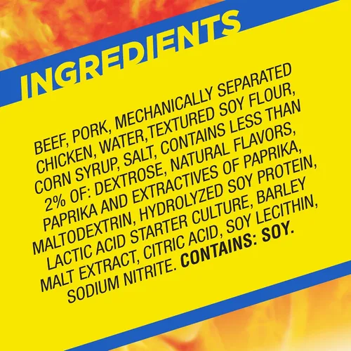 Miniatura 3 de Slim Jim - Barras de carne ahumada, sabor suave, 6g de proteína por porción, tamaño botana, 0.28 oz. (100 unidades)