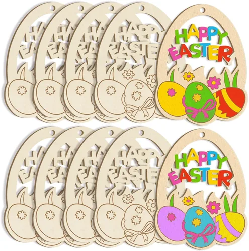 Miniatura 52 de Adornos de madera para cartas de amor para pintar de 7 pulgadas, tamaño grande, para el Día de la Madre, el Día de San Valentín, discos de madera