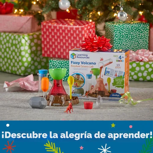 Miniatura 2 de Learning Resources Fizzy Volcano - 13 Piezas, Edades 4+, Kits de Laboratorio Científico para Preescolar, Experimentos de Juguetes STEM para Niños