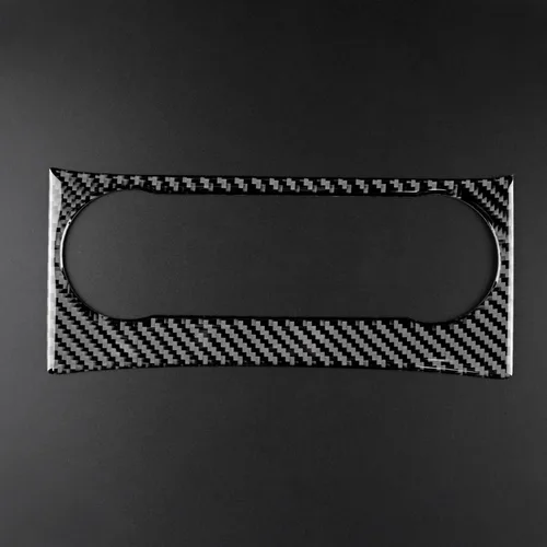 Miniatura 6 de Fibra de carbono, para accesorios Mercedes Benz, adhesivo central para panel de control para Mercedes Benz Clase C W204 2010-2013, decoración