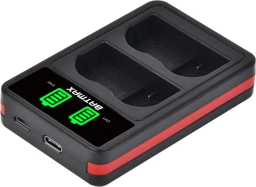 Miniatura 8 de Batmax 2 baterías EN-EL15C EN-EL15C de 2280 mAh + cargador USB LED con puerto tipo C para Nikon EN-EL15A EL15b Z5, Z6, Z8, Z6 II, Z7II, D780, D850