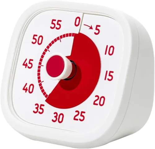 Miniatura 12 de Temporizador visual para niños, temporizador de tiempo, temporizador de 60 minutos para niños para aula, oficina en casa, temporizador de cuenta