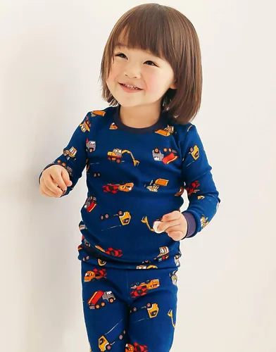 Miniatura 2 de VAENAIT BABY Toddler Kids Boys Girls 100% Cotton Jaws Truck Dino Snug fit Sleepwear Pajama Pjs Set