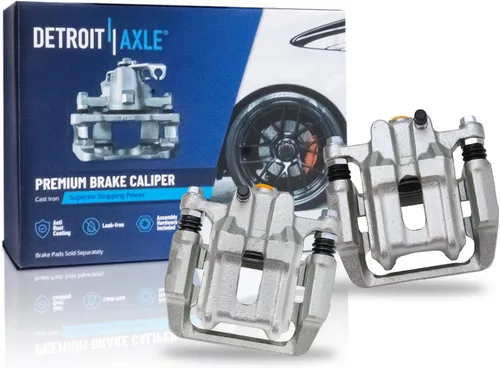 Miniatura 6 de Detroit Axle - 4 pinzas de freno para Honda Element 2003-2011 Pinzas de freno de disco con soportes 2004 2005 2006 2007 2008 2009 2010 reemplazo