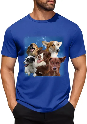 Miniatura 38 de Camisetas personalizadas para hombre, camiseta personalizada con fotos, imagen de mascota, camiseta unisex, diseña tu propio regalo divertido