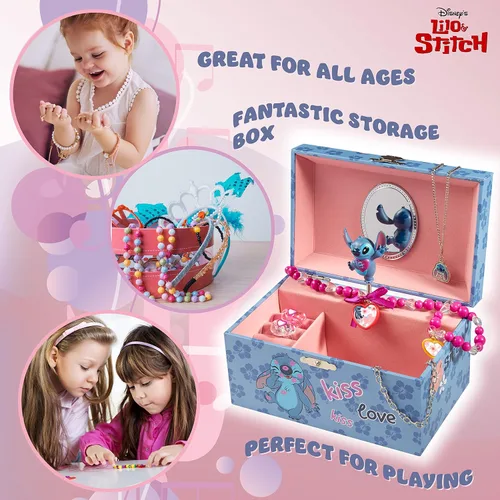 Miniatura 3 de Disney Encanto - Joyero musical para niñas, caja de almacenamiento de princesa congelada con caja de música giratoria Mirabel, la Sirenita, Ariel