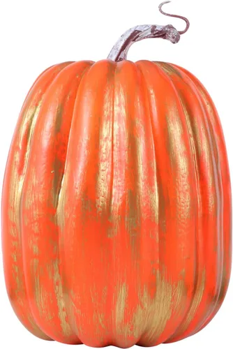 Miniatura 13 de woshilaocai Calabaza artificial de espuma de 8 pulgadas, decoración de otoño, calabazas artificiales para cosecha, temporada de otoño, mesa festiva