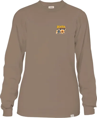 Miniatura 2 de Simply Southern Camiseta de manga larga para mujer Mama Bear