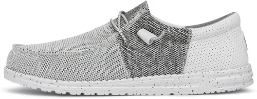 Miniatura 2 de Hey Dude Wally Tri Mocasines elastizados para hombre, cómodos y ligeros, sin cordones