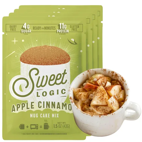 Miniatura 11 de Sweet Logic Mezcla de pastel de postre Keto - Muffin de arándanos - Bajo en azúcar - Sin gluten - Bajo en carbohidratos - Dulces aptos