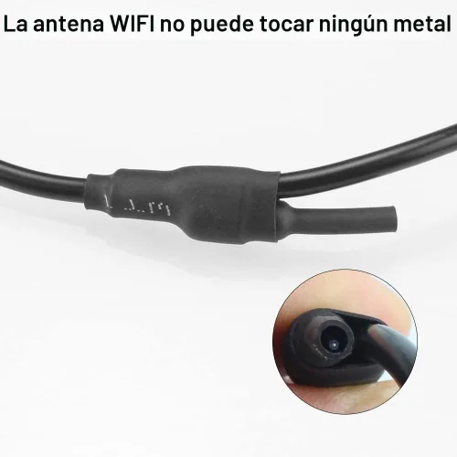 Miniatura 8 de Cámara de respaldo WiFi para auto, GreenYi 5G 720P HD para matrícula trasera/vista frontal reversa para iPhone iPad Android teléfonos inteligentes