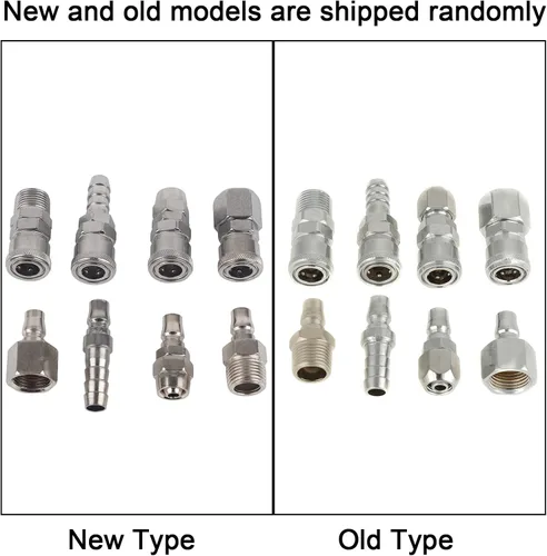 Miniatura 3 de Conector rápido para manguera de compresor, accesorio de manguera neumática, 8 piezas de conector de manguera, BSP 1/2 pulgada, manguera