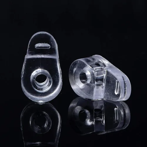 Miniatura 3 de YiZYiF Kit de 100 clips de retención de vidrio, clips de vidrio para gabinete, clips de fijación de espejo, accesorios para fijación de puertas