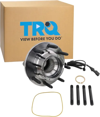 Miniatura 42 de TRQ Cojinete de rueda delantera y conjunto de cubo con sensor ABS compatible con Toyota Sequoia 2008-2022 Tundra 2007-2021