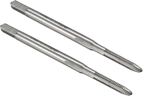 Miniatura 8 de uxcell - Grifos métricos de máquina M0.8 x 0.2mm H2 de acero de alta velocidad con 3 hélices rectas para roscado de tornillos, herramienta